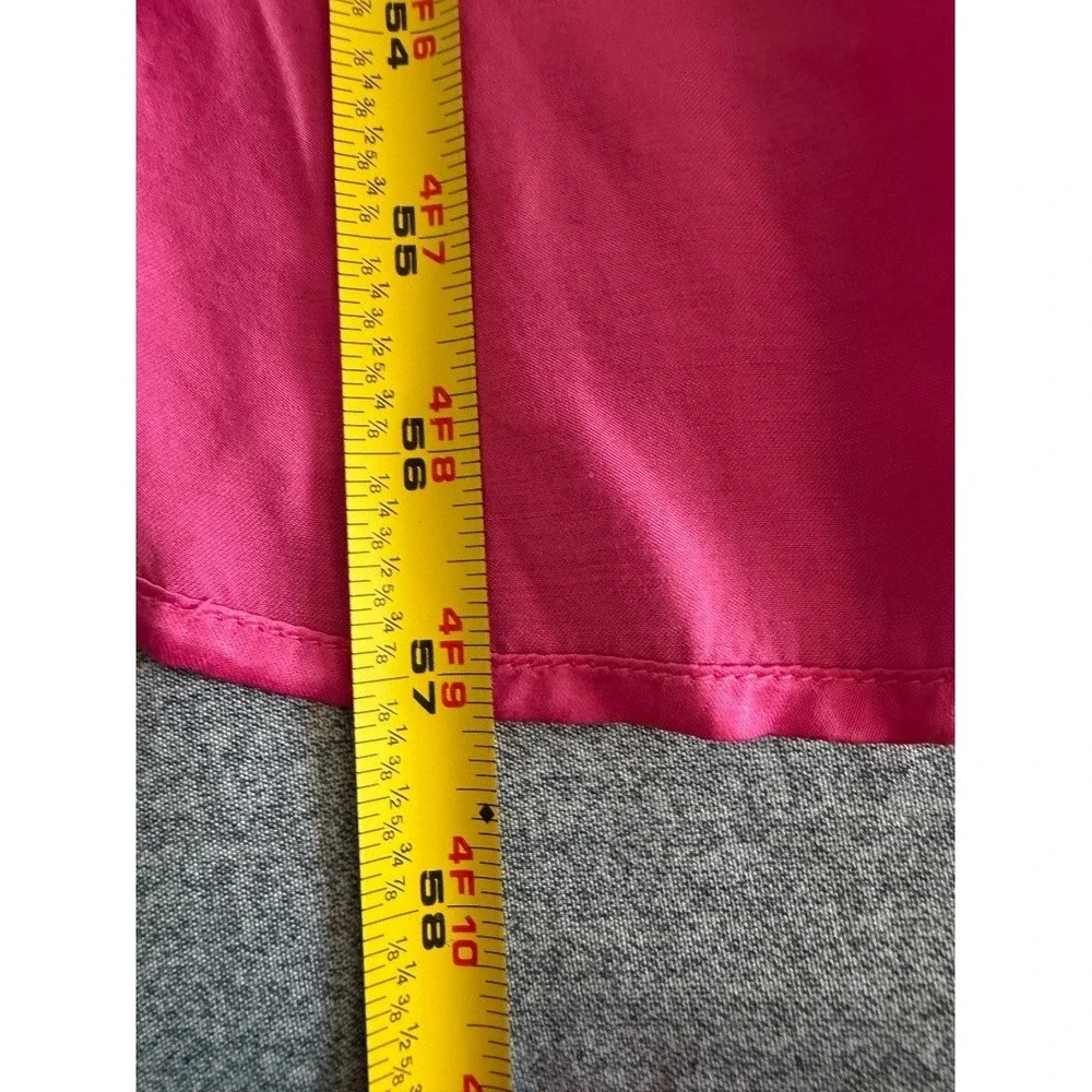 YFB Womens Pink Satin Twist Knot Midi Maxi Kaftan Dress M